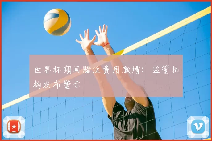 世界杯期间赌注费用激增：监管机构发布警示