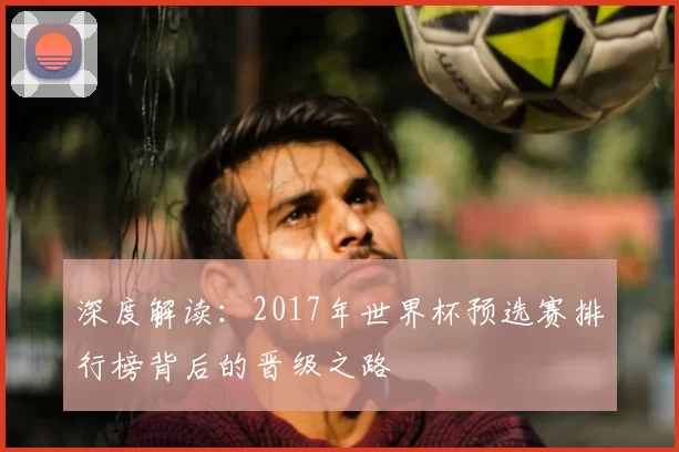 深度解读:2017年世界杯预选赛排行榜背后的晋级之路