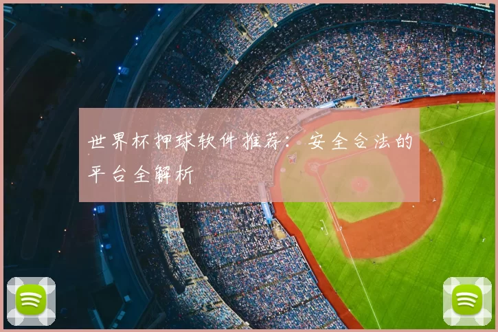 世界杯押球软件推荐：安全合法的平台全解析