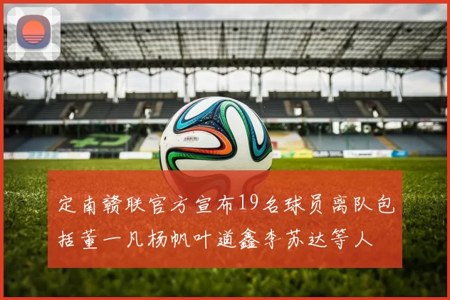 定南赣联官方宣布19名球员离队包括董一凡杨帆叶道鑫李苏达等人